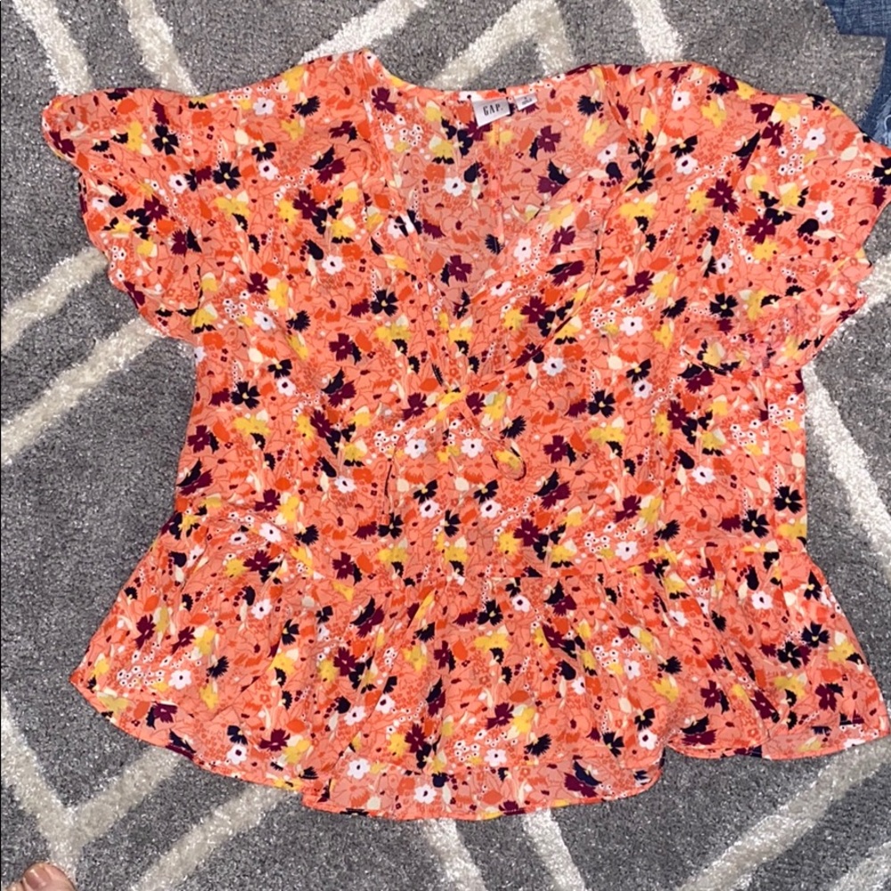 Gap NWOT Floral Blouse